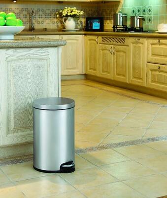 Papelera con Pedal 12L Acero Inoxidable EKO Serene
